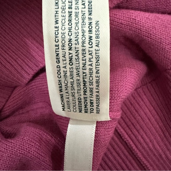 Tommy John Lounge 2 PC SET Joggers + Sweatshirt S NWT $236.00 Rose Sweater KNIT - Picture 11 of 11